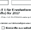 Beilage E1a zur österr. EkSt-Erklärung 2017