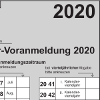Umsatzsteuer-Voranmeldung Formular 2020 (Deutschland)