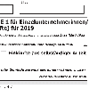 Beilage E1a zur österr. EkSt-Erklärung 2019